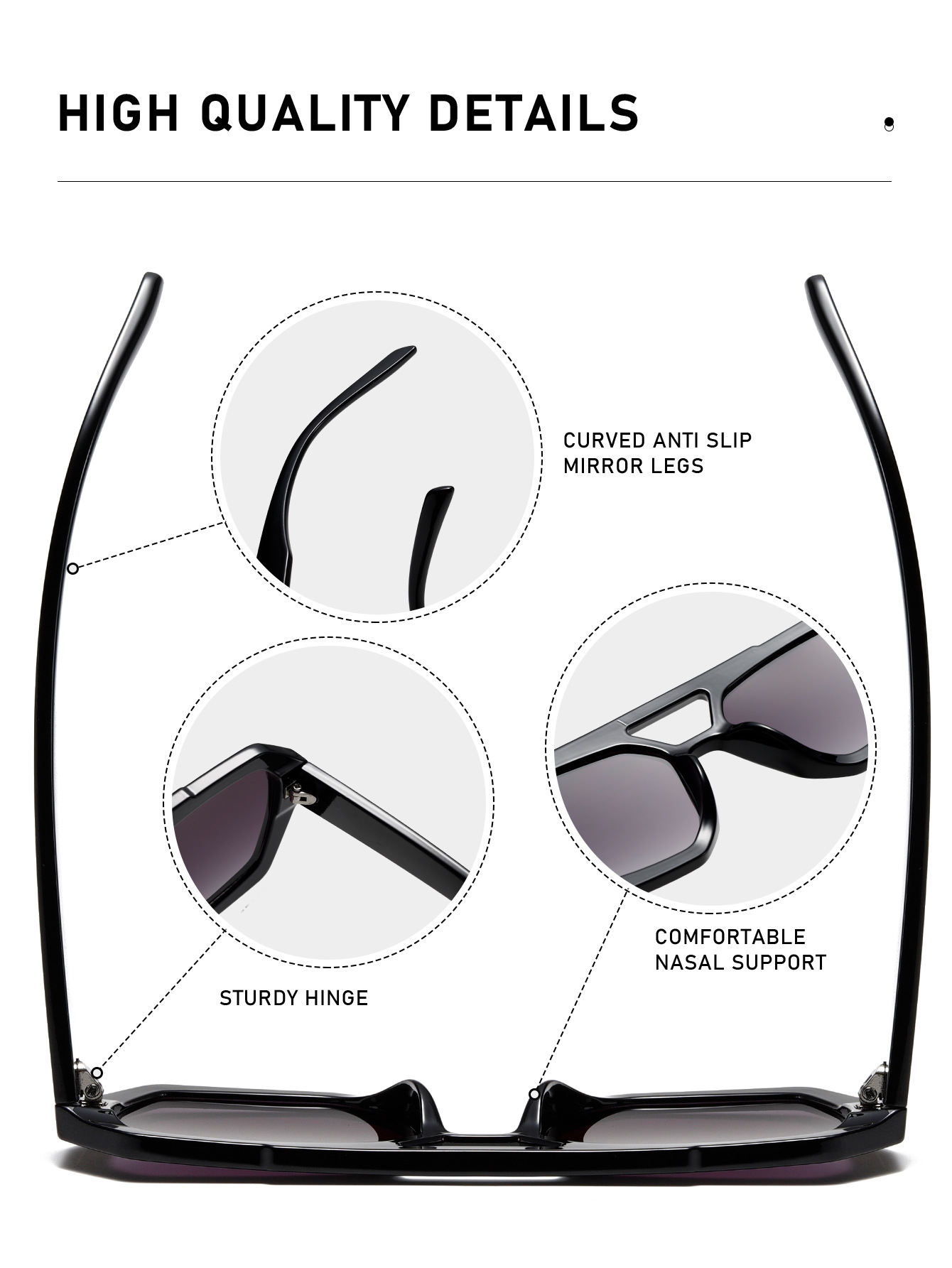 Bold Geometric Oversized Sunglasses - Image 2